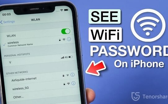 how to find wifi password on iphone
