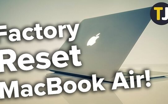 how to reset macbook air