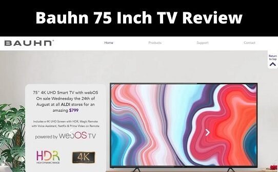 Bauhn 75 Inch TV Review